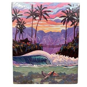 ‘Couples Retreat’ Patrick Parker Foam Mounted Tropical Wall Art Print 8x10